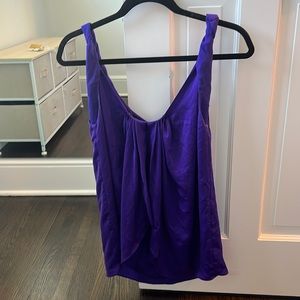 DVF scoop neck blouse